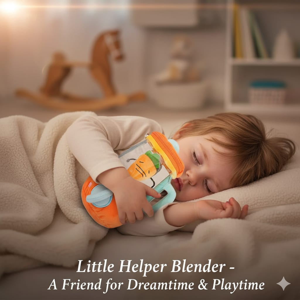 Rotating Carrot Blender Plush Toy ™